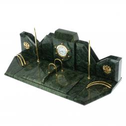 Настольный набор из змеевика "Консул"