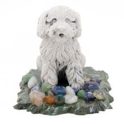 Сувенир &amp;quot;Щенок Пудель&amp;quot; из мрамолита