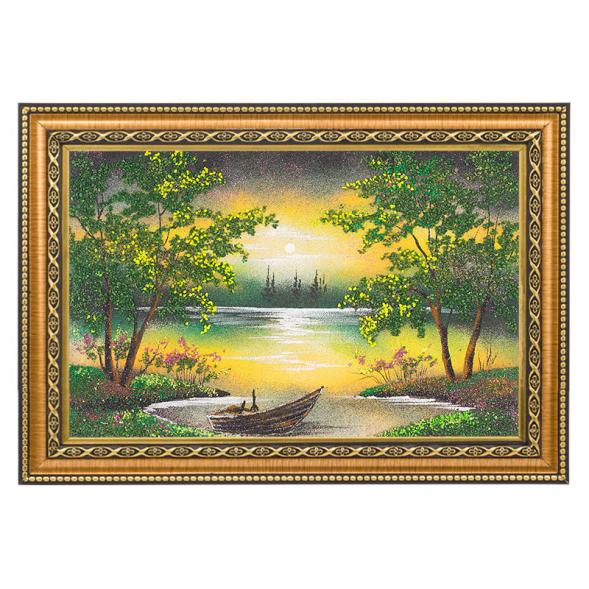 Картина &amp;quot;Летняя ночь&amp;quot; багет 24х34 см, каменная крошка 112497