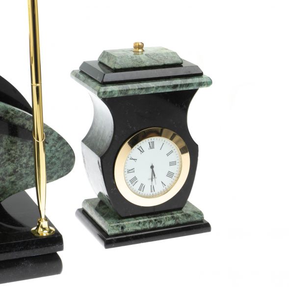 Настольный набор &amp;quot;Орел&amp;quot; из змеевика с бюваром 127993