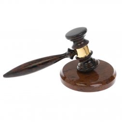 Сувенир &amp;quot;Молоток председателя&amp;quot; из обсидиана