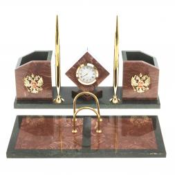 Настольный набор &quot;Куб&quot; из лемезита