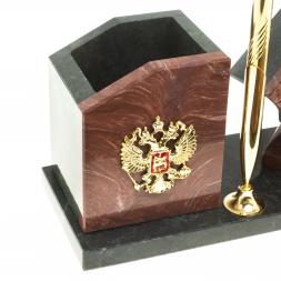 Настольный набор &quot;Куб&quot; из лемезита