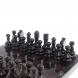 Шахматы из камня &amp;quot;Традиционные&amp;quot; доска 38х38 см гранит, габбро 124256