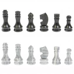 Шахматы "Турнирные" змеевик мрамор доска 40х40 см