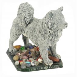 Сувенир из мрамолита "Лайка"