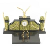 Письменный набор &amp;quot;Гордый орел&amp;quot; бронза змеевик