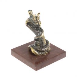 Бронзовая статуэтка &amp;quot;Змея-царевна&amp;quot; на лемезите