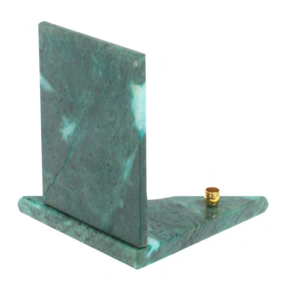 Икона с подсвечником Сергий Радонежский малая из змеевика 9,5х9,5х10 см 119743