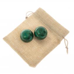 Шары для массажа 3 см из малахита