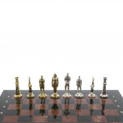 Шахматы "Великая Отечественная война" доска 40х40 см лемезит