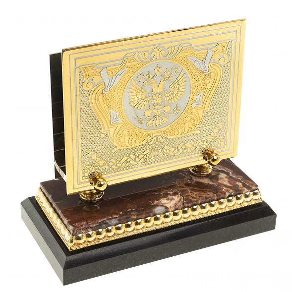 Настольный набор &amp;quot;Держава&amp;quot; из яшмы 113260
