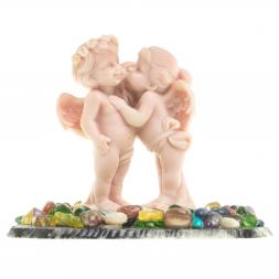 Сувенир &amp;quot;Поцелуй&amp;quot; из змеевика и мраморной крошки