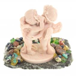 Сувенир &amp;quot;Поцелуй&amp;quot; из змеевика и мраморной крошки