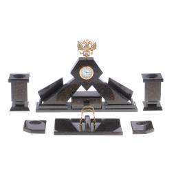 Настольный набор из гранита &amp;quot;Герб России&amp;quot;