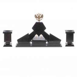 Настольный набор из гранита &amp;quot;Герб России&amp;quot;