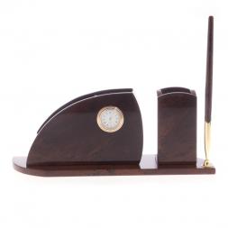 Письменный набор &amp;quot;Универсал&amp;quot; камень обсидиан