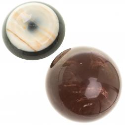 Шар "Антистресс" из лемезита 9 см на подставке