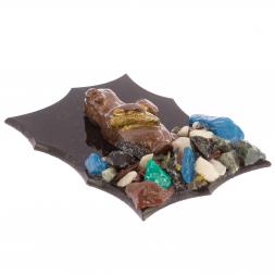 Магнит &amp;quot;Медведь с балалайкой&amp;quot; из змеевика