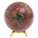 Шар из лемезита с вставками нефрит 10,5 см 126210