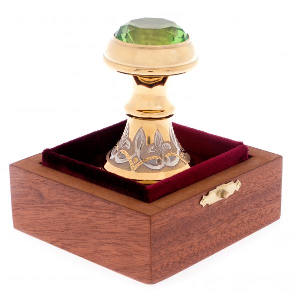 Оснастка для печати &amp;quot;Изумруд&amp;quot; круглая в подарочной упаковке Златоуст 121874