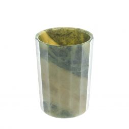 Стопка гранёнаня из нефрита 5х5х7 см