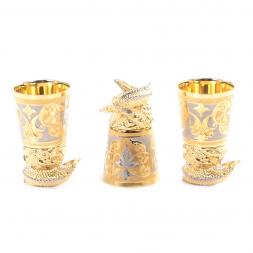 Набор стопок перевертышей 3 шт &amp;quot;Осетры&amp;quot; Златоуст