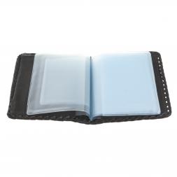 Подарочный набор "Автомобилист" обложка для автодокументов и ежедневник из черной кожи