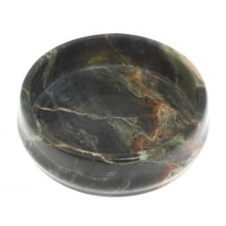 Пепельница круглая из камня офиокальцит