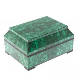 Малахитовый ларец 17х13х8,5 см