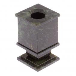 Карандашница с гербом РФ камень нефрит