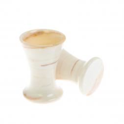 Набор стопок 2 шт для рома из газганского мрамора 5,3х7,5 см