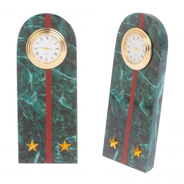 Часы &amp;quot;Погон лейтенант МВД&amp;quot; нового образца змеевик 113983