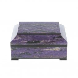 Ларец из чароита 14х10х7 см