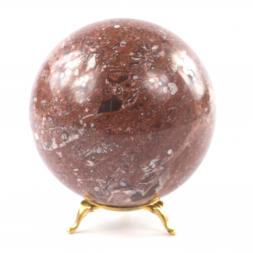 Шар из красного камня креноид 10,5 см