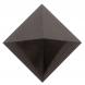 Пирамида из черного змеевика 10,5х10,5х6,5см 126368
