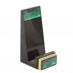 Подставка для телефона камень малахит Златоуст