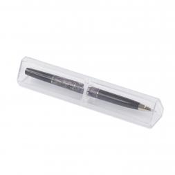 Шариковая ручка из камня чароит и долерит