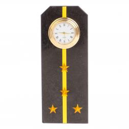 Часы &amp;quot;Погон капитан ВМФ&amp;quot; камень змеевик