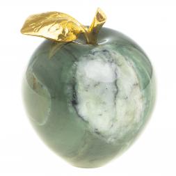 Сувенир "Яблоко" среднее камень офиокальцит 6,5х8 см