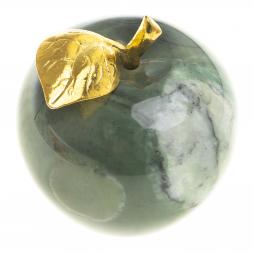 Сувенир "Яблоко" среднее камень офиокальцит 6,5х8 см