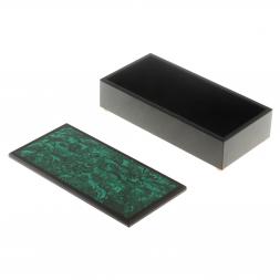 Шкатулка "Купюрница" камень малахит