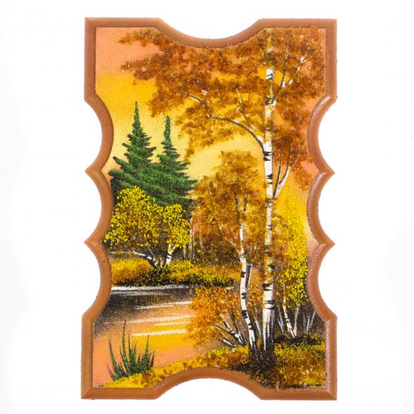 Панно прямоугольное &amp;quot;Осень янтарная&amp;quot; 27х18 см 126445