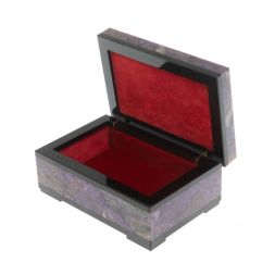 Шкатулка из чароита 11х7,5х5 см