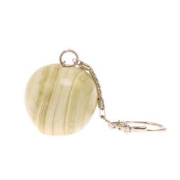 Брелок &amp;quot;Яблоко&amp;quot; из зеленого оникса