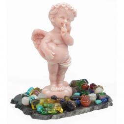 Сувенир &amp;quot;Ангел с сердцем&amp;quot; из мрамолита