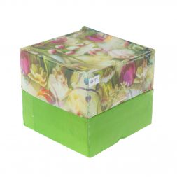 Шкатулка-яблоко из оникса 12х12х10,5 см (5)