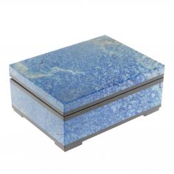 Шкатулка из лазурита 10,5х8х4,5 см