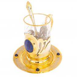 Подарочный чайный набор &amp;quot;Лазуритовый&amp;quot; Златоуст