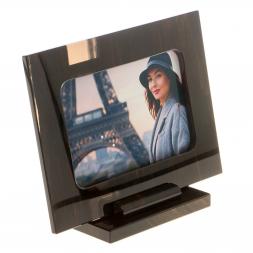 Рамка для фото 10х15 см черного из обсидиана